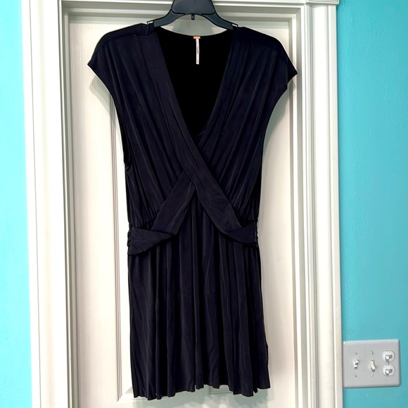 Free People Cupro Black Dress - Picture 2 of 5